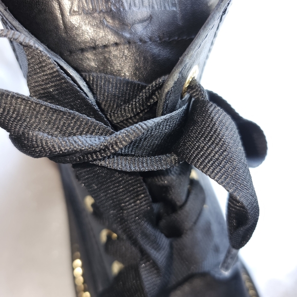 Zadig & Voltaire Laureen Jumbo-Lace Leather Zip Boots Sz EU40/US10 - Picture 9 of 15